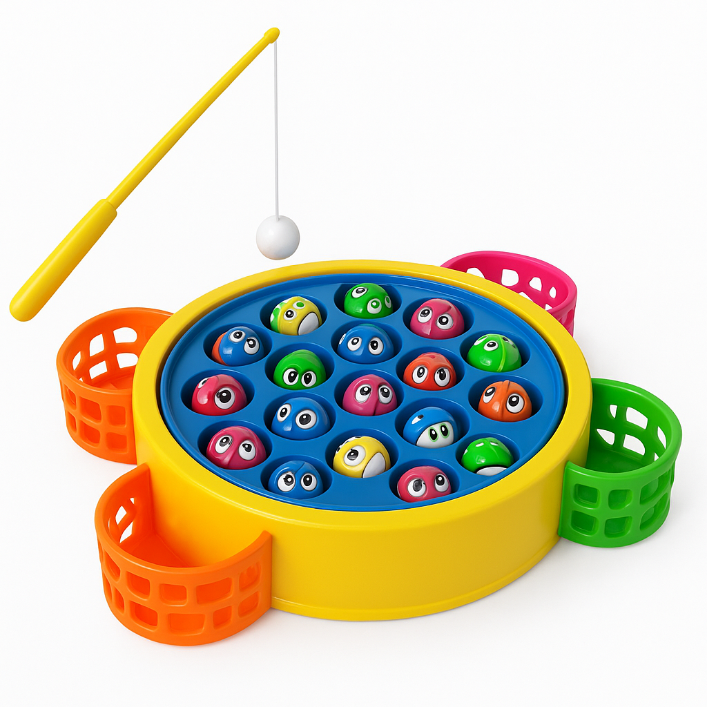 Fishing Toy Game || Fishing Game 15 Fishes and 4 Player Set