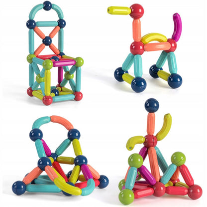 STEM Magnetic Sticks & Blocks – Build 25 Pieces